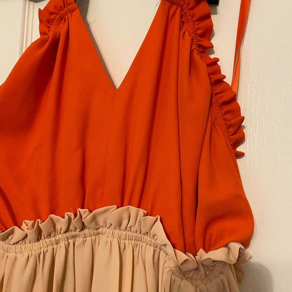 Asymmetrical Multiple Color Dress - Picture 3 of 5